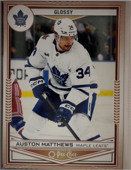 2024-25 Upper Deck O-Pee-Chee Glossy #OG-11 Auston Matthews — front