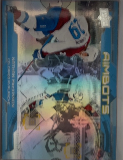 2024-25 Upper Deck #AB-14 Nathan MacKinnon Aimbots — front