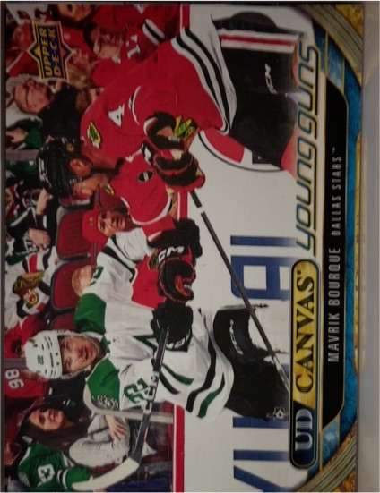 2024-25 Upper Deck UD Canvas Young Guns #C-93 Mavrik Bourque — front