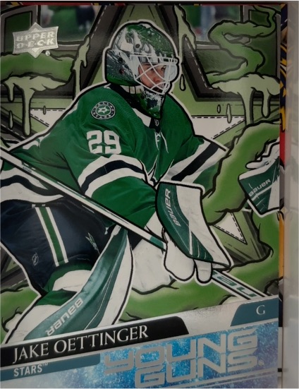 2024-25 Upper Deck #246 Jake Oettinger Young Guns Renewed — front