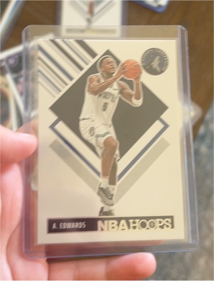 2024-25 Panini NBA Hoops #286 Anthony Edwards — front