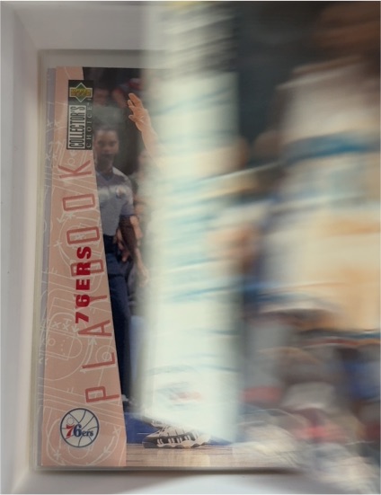 1996-97 Upper Deck Collector's Choice #386 Jerry Stackhouse Philadelphia 76ers Playbook — front