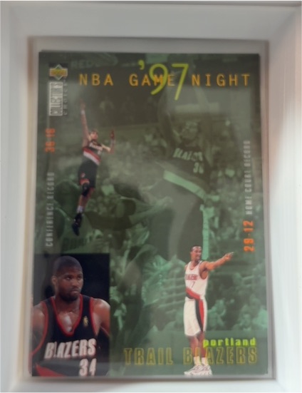 1997-98 Upper Deck Collector's Choice NBA Game Night #177 Rider Portland Trail Blazers — front