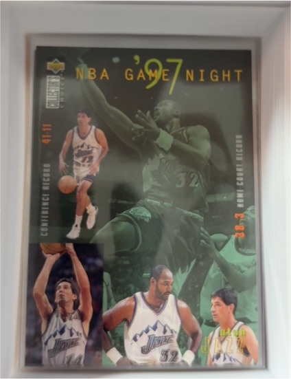 1997-98 Upper Deck Collector's Choice NBA Game Night Utah Jazz #182 — front