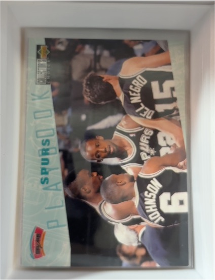 1996-97 Upper Deck Collector's Choice #390 Spurs Playbook San Antonio Spurs — front