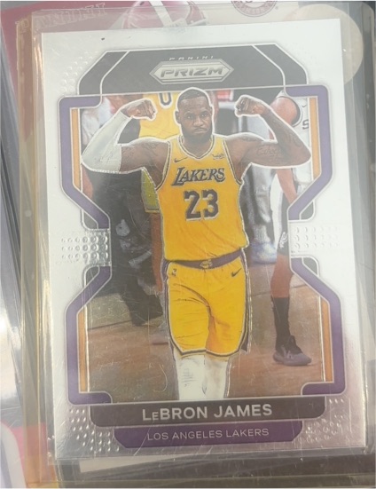 2021-22 Panini Prizm #91 LeBron James — front