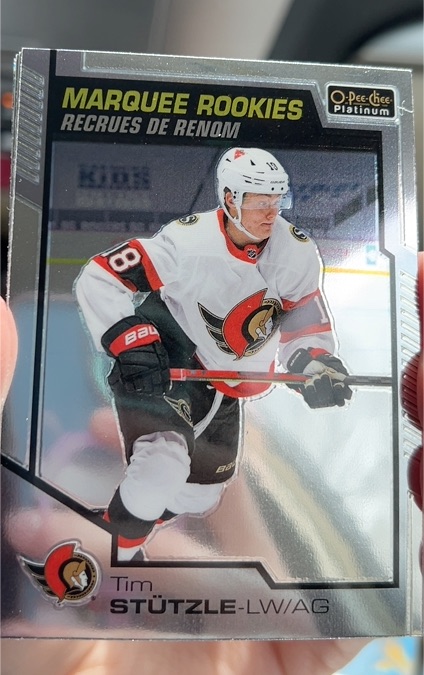 2020-21 O-Pee-Chee Platinum #199 Tim Stutzle — front