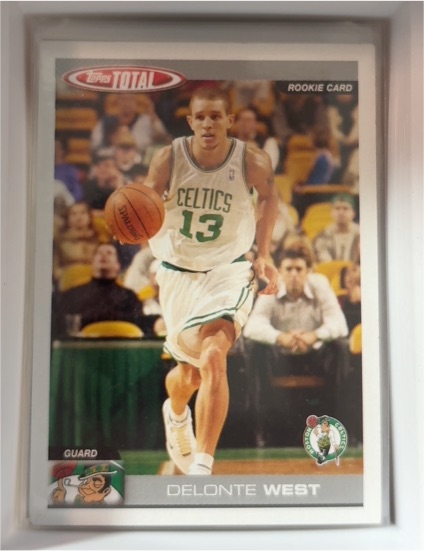 2004-05 Topps Total #356 Delonte West Rookie Card — front