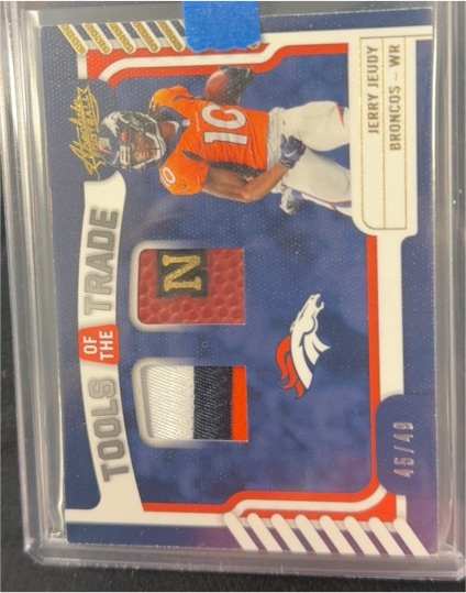 2022 Panini Absolute #TTD-41 Jerry Jeudy Tools of the Trade — front