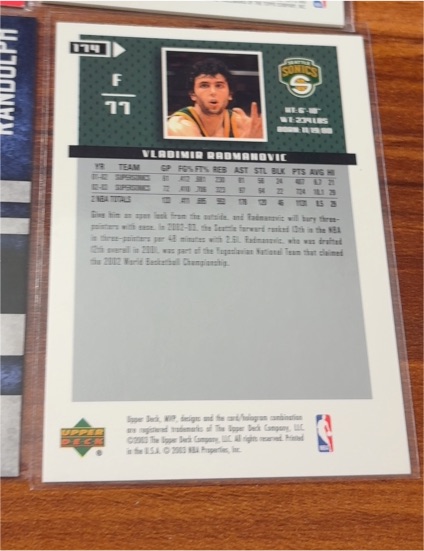2003-04 Upper Deck #174 Vladimir Radmanovic — front