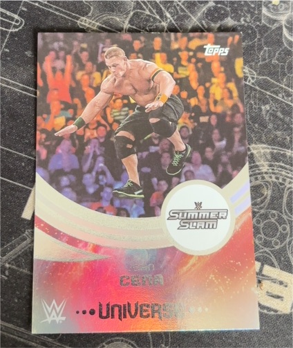2025 Topps Universe WWE #278 John Cena SummerSlam Event Variation — front
