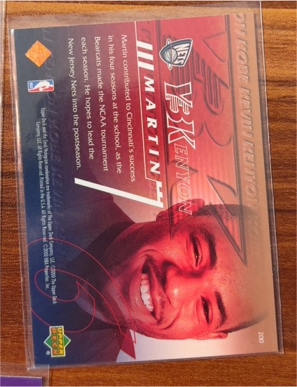 2000 Upper Deck #200 Kenyon Martin — front