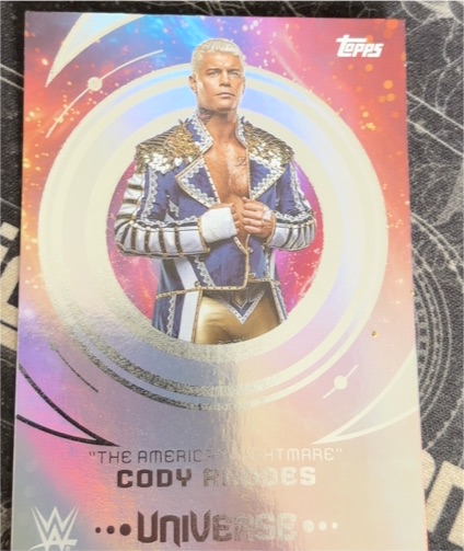 2025 Topps WWE Universe #72 Cody Rhodes — front