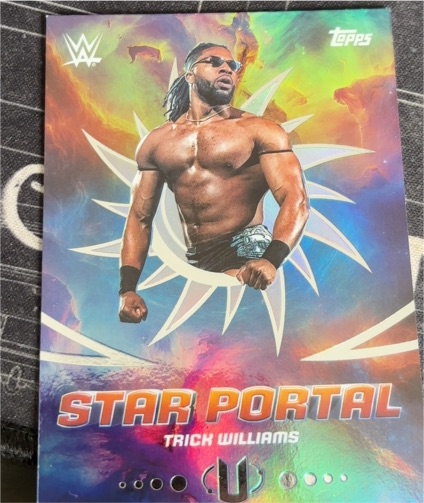 2025 Topps Universe WWE #SPO-17 Trick Williams Star Portal — front