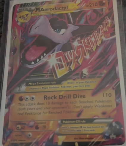 2016 Pokémon M Aerodactyl EX #XY98 — front