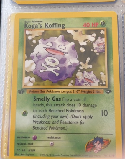 2000 Gym Challenge #79 Koga's Koffing — front