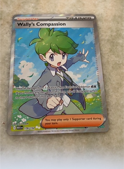 2022 Pokémon ME01 #176 Wally's Compassion — front
