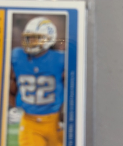 2025 Los Angeles Chargers Football Card — front