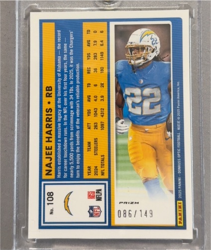 2025 Panini Donruss #108 Najee Harris — front
