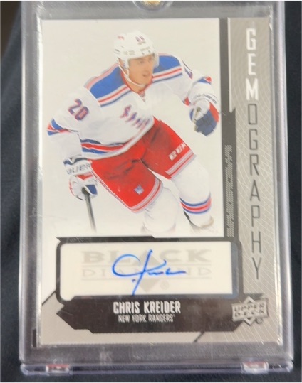 2021-22 Upper Deck MVP #20 Chris Kreider Silver Script — front