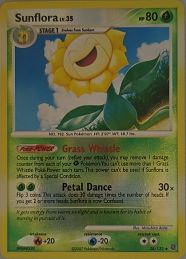 2007 Pokémon Secret Wonders #38 Sunflora — front