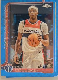 2025-26 Topps Chrome #208 Bilal Coulibaly — front