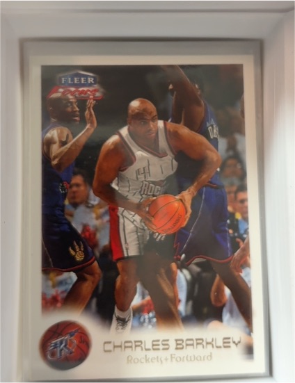 1999-00 Fleer Focus #42 Charles Barkley Houston Rockets — front