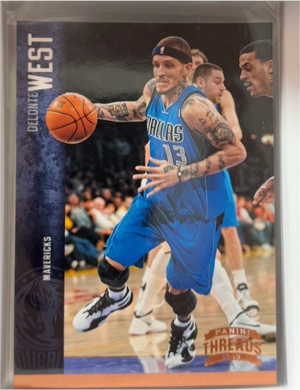 2012-13 Panini Threads #29 Delonte West — front
