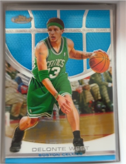 2005-06 Topps Finest #97 Delonte West — front