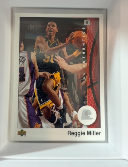 2002-03 Upper Deck Authentics #29 Reggie Miller — front
