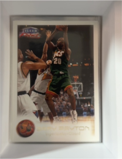 1999-00 Fleer Focus #35 Gary Payton — front