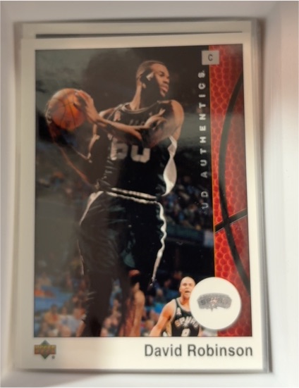 2002-03 Upper Deck UD Authentics #75 David Robinson — front