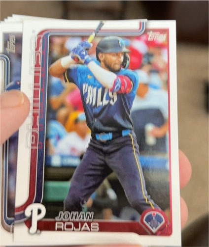 2025 Topps #469 Johan Rojas — front