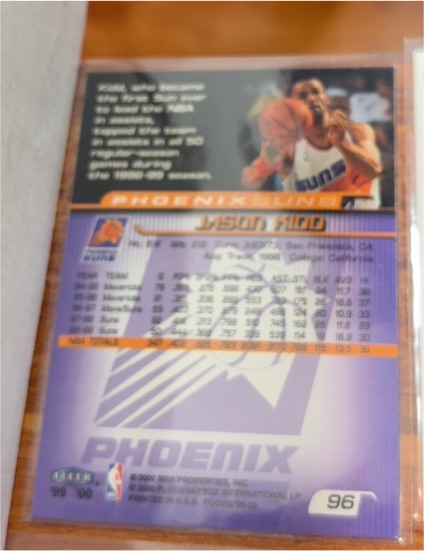 1999-00 Upper Deck Ionix #42 Jason Kidd — front