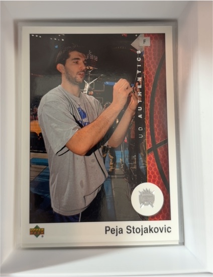 2002-03 Upper Deck UD Authentics #71 Peja Stojakovic — front