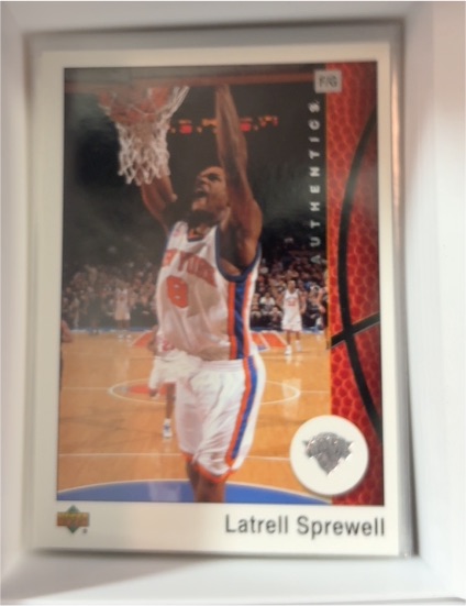 2002-03 UD Authentics #56 Latrell Sprewell — front