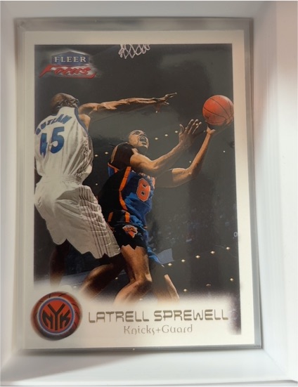 1999-00 Fleer Focus #81 Latrell Sprewell — front