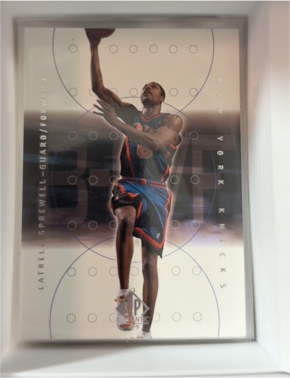 2000-01 SP Authentic #55 Latrell Sprewell — front