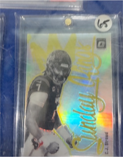 2024 Panini Donruss Optic #12 C.J. Stroud Sunday Kings SSP — front