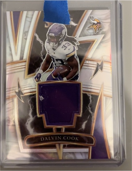 2021 Panini Select Sparks White Prizm #SP-DCO Dalvin Cook — front