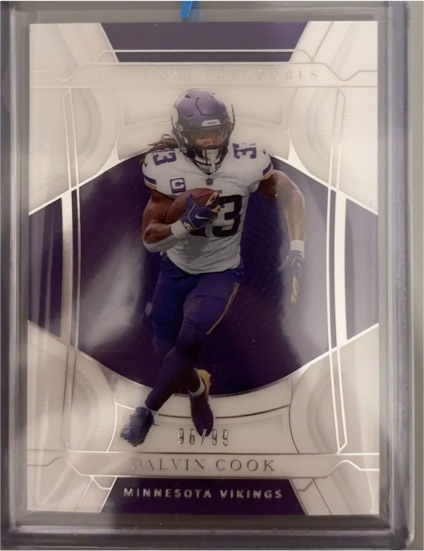 2021 Panini National Treasures #91 Dalvin Cook — front