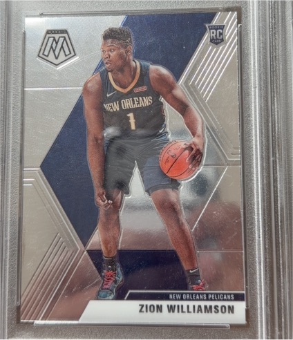 2019 Panini Mosaic #209 Zion Williamson — front