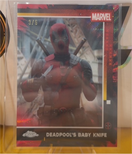 2025 Topps Chrome Deadpool #72 Deadpool's Baby Knife — front
