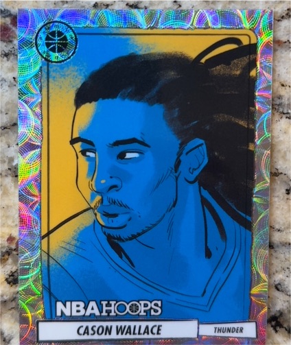 2023-24 Panini NBA Hoops Presentations #13 Cason Wallace — front