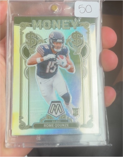 2024 Panini Mosaic Money #8 Rome Odunze RC Bears — front