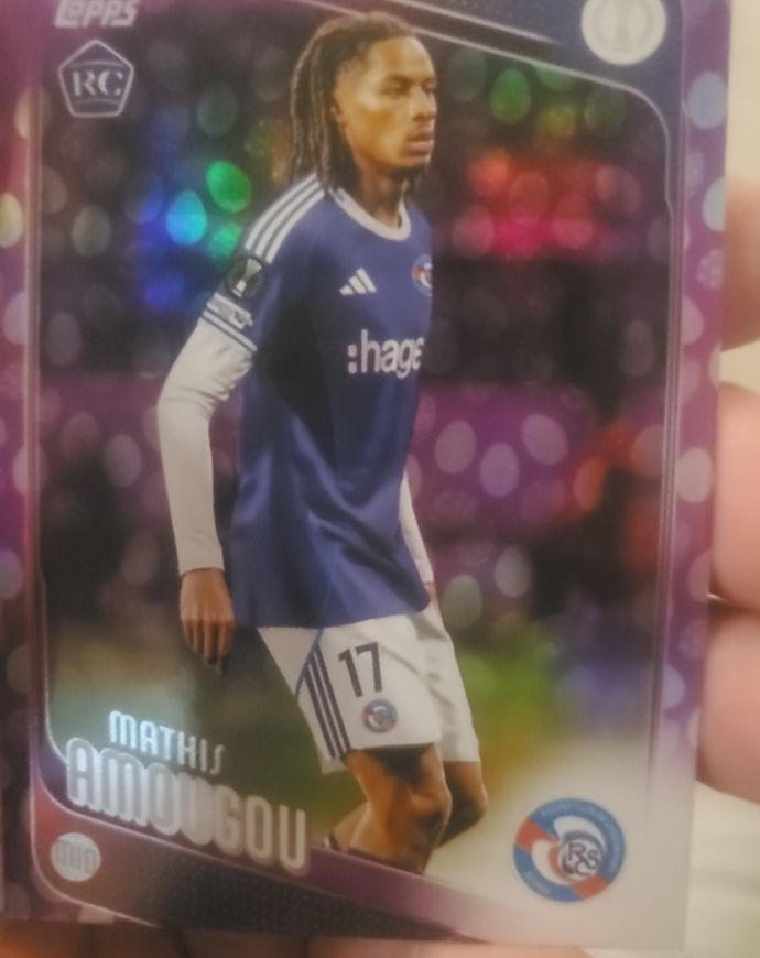 2025-26 Topps UEFA Club Competitions #177 Mathis Amougou — front
