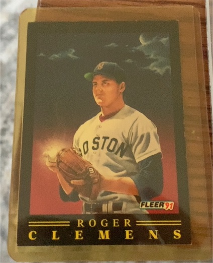 1991 Fleer Pro Visions #9 Roger Clemens — front