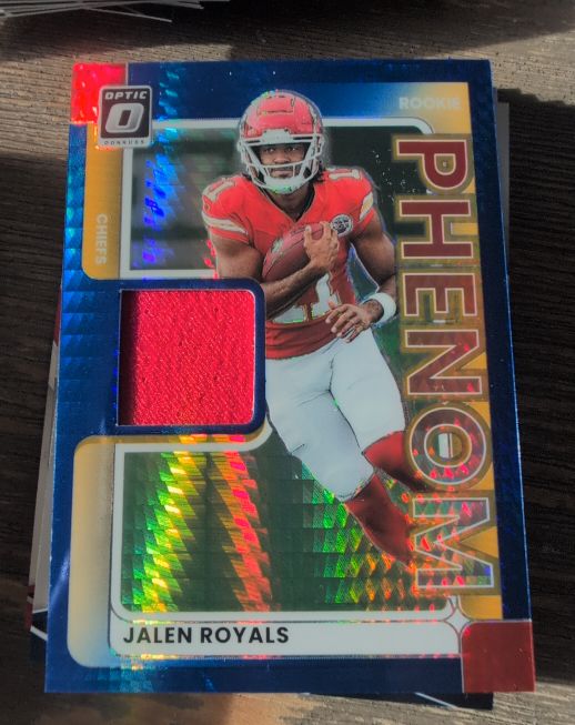 2025 Panini Donruss Optic #RPBH-JRS Jalen Royals — front