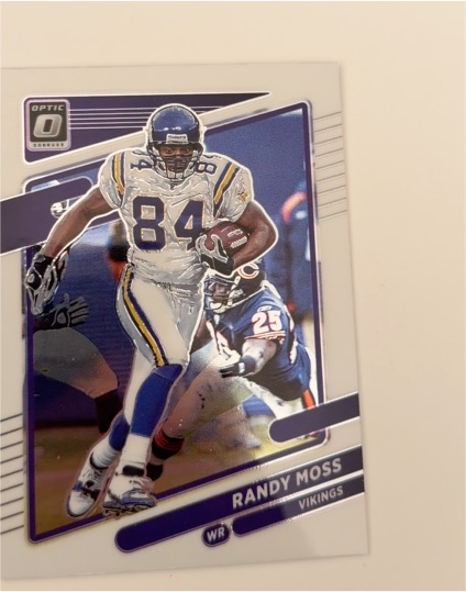 2021 Panini Donruss Optic #100 Randy Moss — front