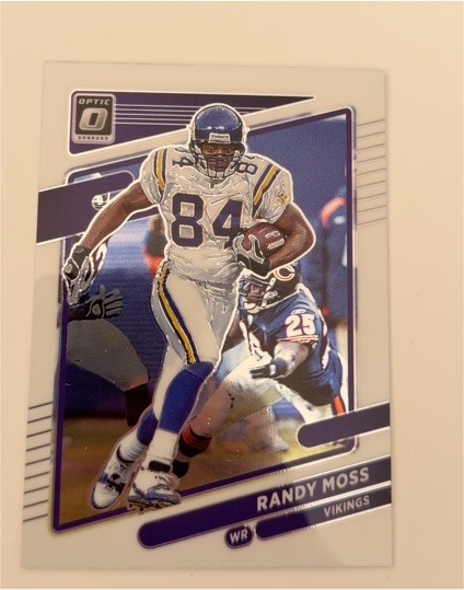 2021 Panini Donruss Optic #100 Randy Moss — front